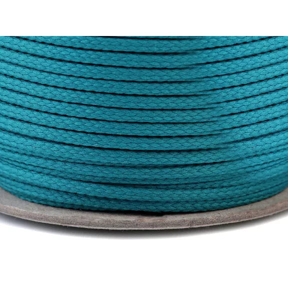 Ruhazsinór PES Ø4 mm - 5277 türkisz (100 m-es csomagolás) Ruhazsinór PES Ø4 mm - 5277 türkisz (100 m-es csomagolás)