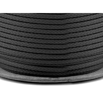 Ruhazsinór PES Ø4 mm - 8162 grafit (100 m-es csomagolás)