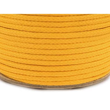   Ruhazsinór PES Ø4 mm - 1408 tojássárgás (100 m-es csomagolás)