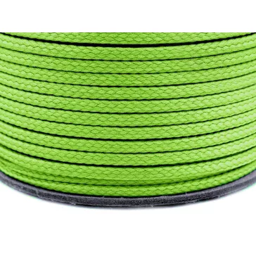   Ruhazsinór PES Ø4 mm - 5505 neon zöld (100 m-es csomagolás)