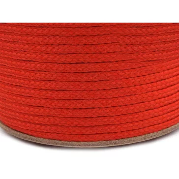 Ruhazsinór PES Ø2 mm - 3119 piros (50 m-es csomagolás)