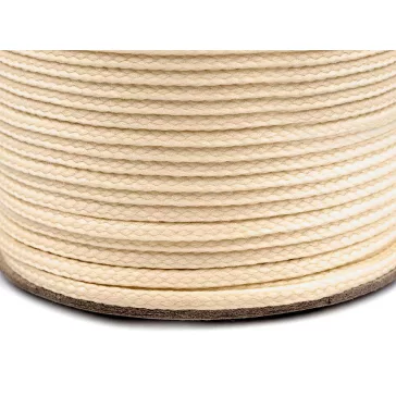   Ruhazsinór PES Ø2 mm - 0408 vanília (200 m-os csomagolás)