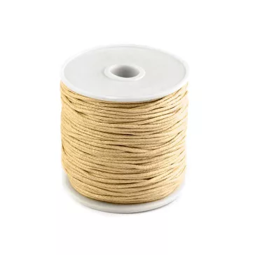   Pamutzsinór  Ø1 mm viaszos - 24 világos bézs (20 db-os csomagolás)