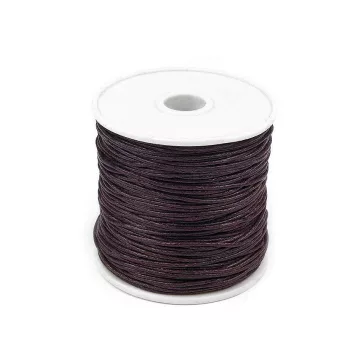   Pamutzsinór  Ø1 mm viaszos - 7 kávészínű (5 db-os csomagolás)
