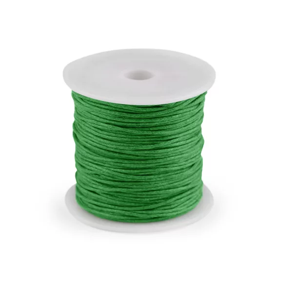 Pamutzsinór Ø1 mm viaszos - 54 írzöld (1 db-os csomagolás) Pamutzsinór Ø1 mm viaszos - 54 írzöld (1 db-os csomagolás)