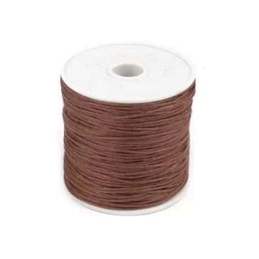   Pamutzsinór  Ø1 mm viaszos - 56 világosbarna (20 db-os csomagolás)