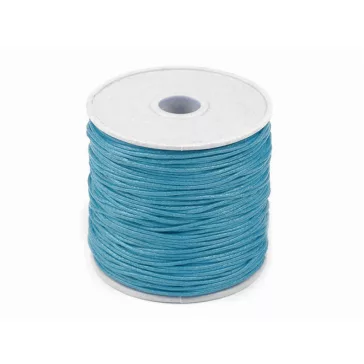   Pamutzsinór  Ø1 mm viaszos - 57 azúrkék (5 db-os csomagolás)