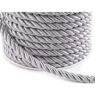 Sodrott zsinór Ø7 mm - 2 ezüst (60 m-os csomagolás)