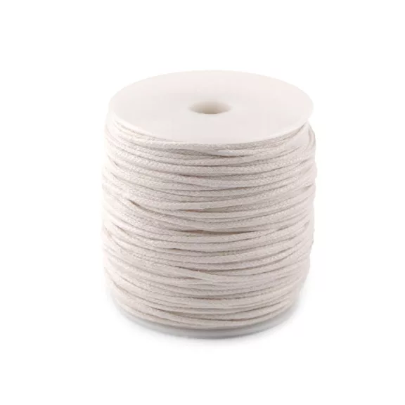 Pamut ruhazsinór macrame Ø3 mm fonott - bézs világos (500 m-os csomagolás) Pamut ruhazsinór macrame Ø3 mm fonott - bézs világos (500 m-os csomagolás)