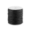 Pamutzsinór Ø1,8 mm viaszos - 3 fekete (1 db-os csomagolás)