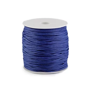   Pamutzsinór Ø1,8 mm viaszos - 4 zafírkék (10 db-os csomagolás)