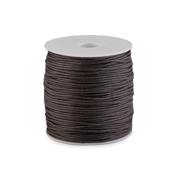 Pamutzsinór Ø1,8 mm viaszos - 8 kávészínű (1 db-os csomagolás) Pamutzsinór Ø1,8 mm viaszos - 8 kávészínű (1 db-os csomagolás)