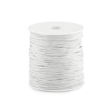   Pamutzsinór Ø1,8 mm viaszos - 26 fehér (10 db-os csomagolás)