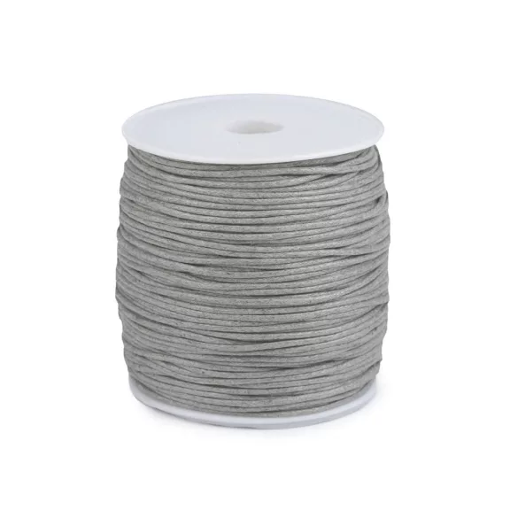 Pamutzsinór Ø1,8 mm viaszos - 31 szürke (1 db-os csomagolás) Pamutzsinór Ø1,8 mm viaszos - 31 szürke (1 db-os csomagolás)