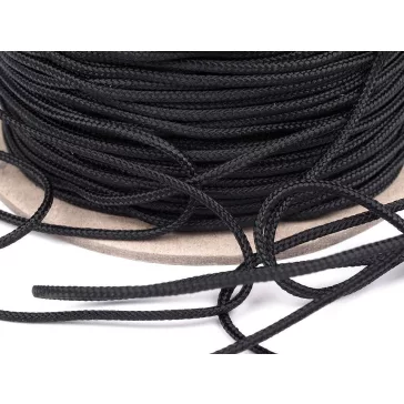   Műszaki redőnyzsinór Ø1,6 mm - fekete (100 m-os csomagolás)