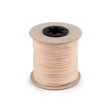 Ruhazsinór PES Ø1,5 mm - 7302 ecru (100 m-es csomagolás)