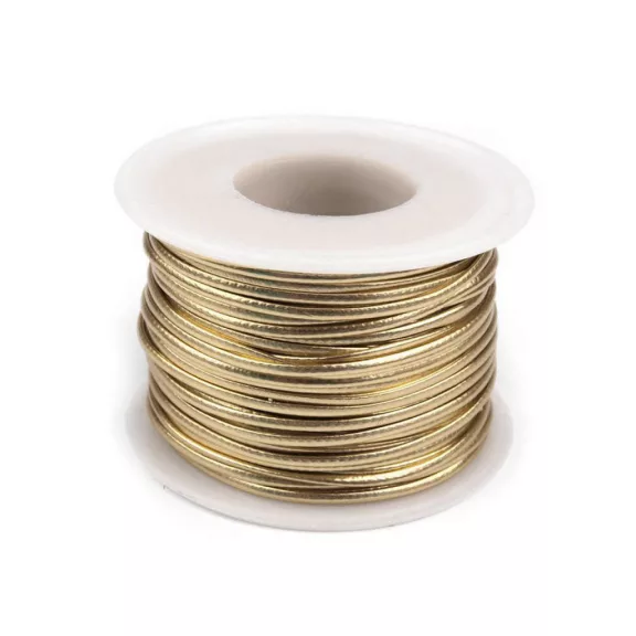 Zsinór eko bőrből szélessége 1,5 mm - 2 világos arany (25 m-os csomagolás) Zsinór eko bőrből szélessége 1,5 mm - 2 világos arany (25 m-os csomagolás)