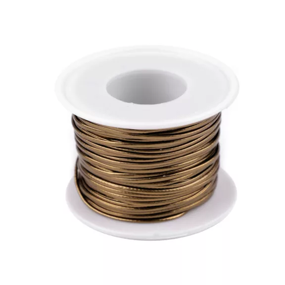 Zsinór eko bőrből szélessége 1,5 mm - 11 arany sötét (25 m-os csomagolás) Zsinór eko bőrből szélessége 1,5 mm - 11 arany sötét (25 m-os csomagolás)
