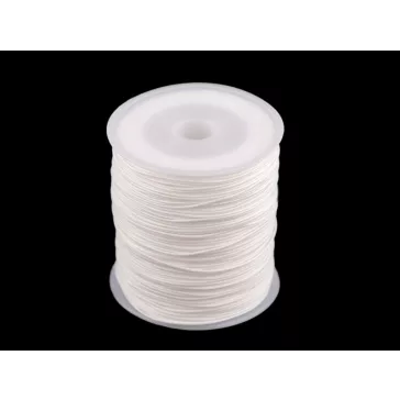  Poliészter zsinór Ø 0,5 mm-es - 27 Off White fonallal (4 db-os csomagolás)