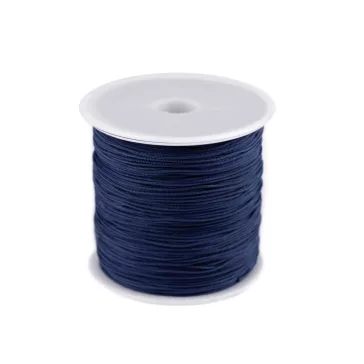   Poliészter zsinór Ø 0,5 mm-es - 28 blue dark fonallal (4 db-os csomagolás)