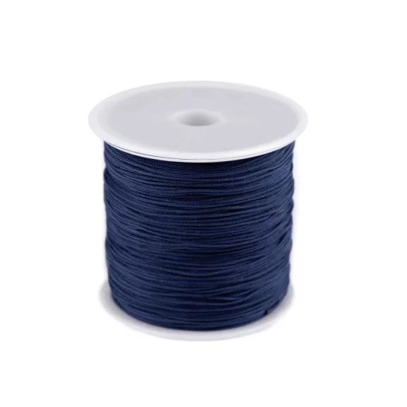 Poliészter zsinór Ø 0,5 mm-es - 28 blue dark fonallal (4 db-os csomagolás) Poliészter zsinór Ø 0,5 mm-es - 28 blue dark fonallal (4 db-os csomagolás)