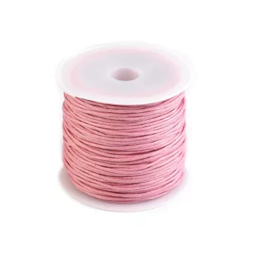   Pamutzsinór Ø0,8 mm viaszos - 12 rózsás világos (12 db-os csomagolás)