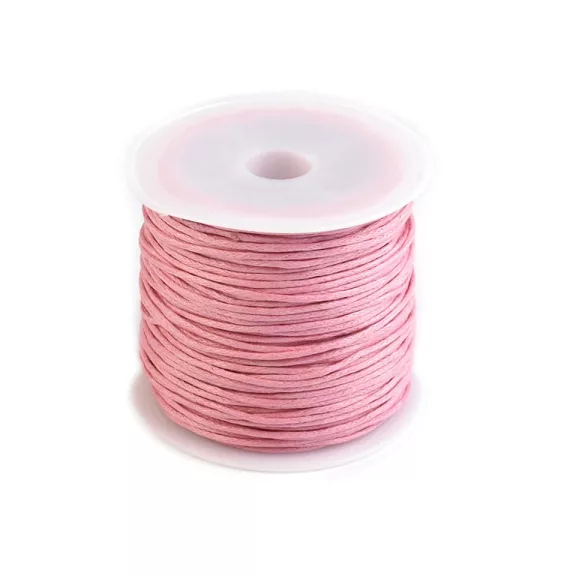 Pamutzsinór Ø0,8 mm viaszos - 12 rózsás világos (4 db-os csomagolás) Pamutzsinór Ø0,8 mm viaszos - 12 rózsás világos (4 db-os csomagolás)