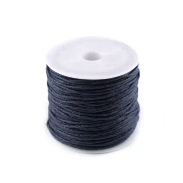   Pamutzsinór Ø0,8 mm viaszos - 22 kék delta dunkel (4 db-os csomagolás)
