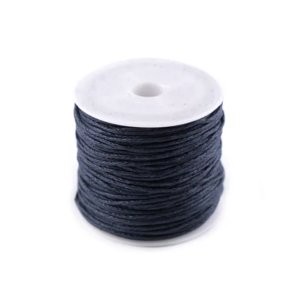 Pamutzsinór Ø0,8 mm viaszos - 22 kék delta dunkel (4 db-os csomagolás) Pamutzsinór Ø0,8 mm viaszos - 22 kék delta dunkel (4 db-os csomagolás)