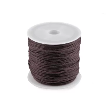  Pamutzsinór Ø0,8 mm viaszos - 34 kávészín (12 db-os csomagolás)