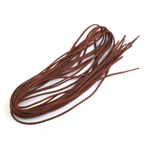 Velúr bőr szál szélessége 3 mm - 7 (22) barna konyak (10 db-os csomagolás) Velúr bőr szál szélessége 3 mm - 7 (22) barna konyak (10 db-os csomagolás)