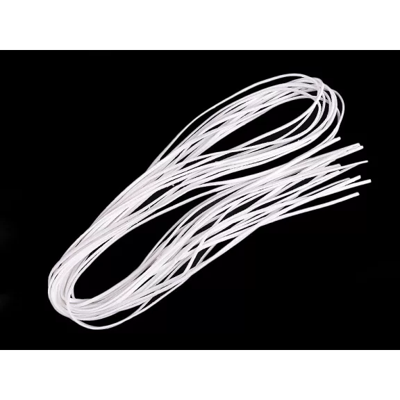 Velúr bőr szál szélessége 3 mm - 19 (21) fehér (100 db-os csomagolás) Velúr bőr szál szélessége 3 mm - 19 (21) fehér (100 db-os csomagolás)