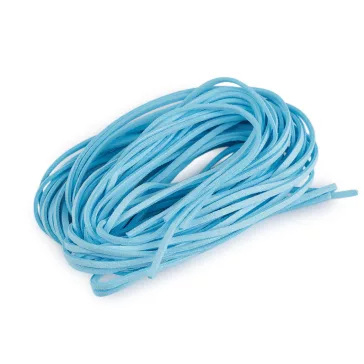   Velúr bőr szál szélessége 3 mm - 28 (33) azúrkék (50 db-os csomagolás)