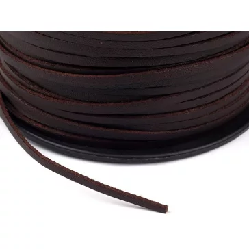   Velúr bőr szál 2,5-3 mm - 1 (2,5 mm/105) csokoládébarna (5 m-es csomagolás)