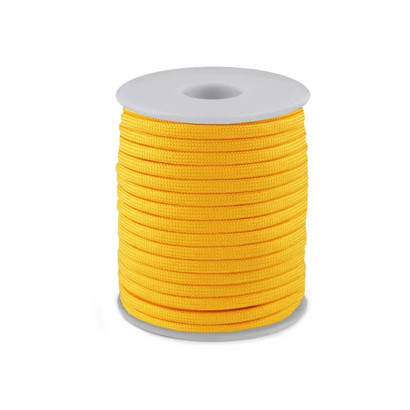 Ejtőernyő / ruha zsinór Ø4 mm - 38 sárga (25 m-es csomagolás) Ejtőernyő / ruha zsinór Ø4 mm - 38 sárga (25 m-es csomagolás)