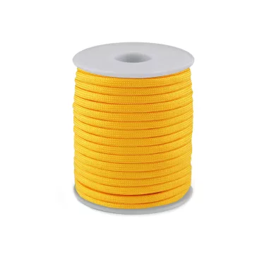   Ejtőernyő / ruha zsinór Ø4 mm - 38 sárga (100 m-os csomagolás)