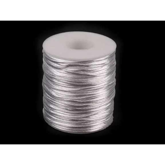 Szatén zsinór Ø1 mm - 01 fehér (1 db-os csomagolás) Szatén zsinór Ø1 mm - 01 fehér (1 db-os csomagolás)