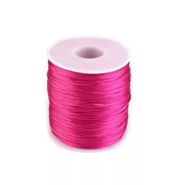Szatén zsinór Ø1 mm - 28 málnás (5 db-os csomagolás)