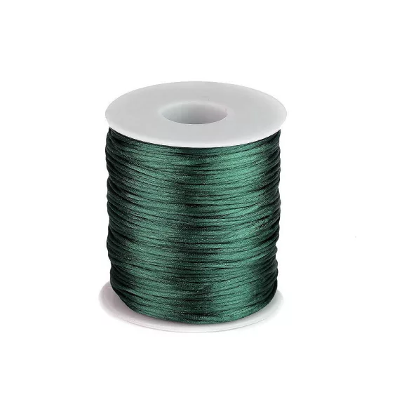 Szatén zsinór Ø1 mm - 74 zöld sötét (1 db-os csomagolás) Szatén zsinór Ø1 mm - 74 zöld sötét (1 db-os csomagolás)