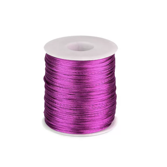 Szatén zsinór Ø1 mm - 29 lila (1 db-os csomagolás) Szatén zsinór Ø1 mm - 29 lila (1 db-os csomagolás)