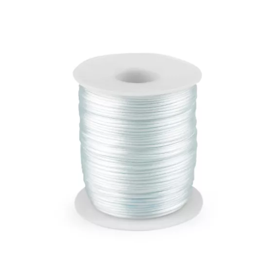 Szatén zsinór Ø1 mm - 139 jégkék (1 db-os csomagolás) Szatén zsinór Ø1 mm - 139 jégkék (1 db-os csomagolás)