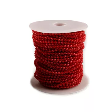 Gyöngy fűzér Ø3 mm - 2 ezüst (100 m-os csomagolás)