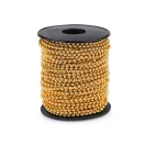 Gyöngy fűzér Ø3 mm - 2 ezüst (100 m-os csomagolás) Gyöngy fűzér Ø3 mm - 2 ezüst (100 m-os csomagolás)