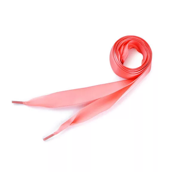 Szatén cipófűző, pólók fűző 110 cm - 9 korall (10 db-os csomagolás) Szatén cipófűző, pólók fűző 110 cm - 9 korall (10 db-os csomagolás)