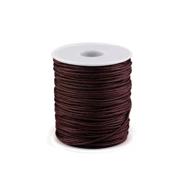   Redény zsinór / gyöngyfűző zsinór Ø1,4 mm - 4 barna (300 m-os csomagolás)