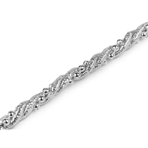 Lurex fonott madzag golyós lánccal Ø5 mm