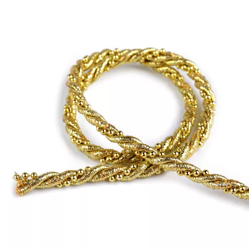 Lurex fonott madzag golyós lánccal Ø5 mm