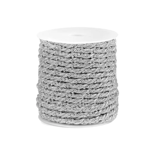 Lurex fonott madzag golyós lánccal Ø5 mm