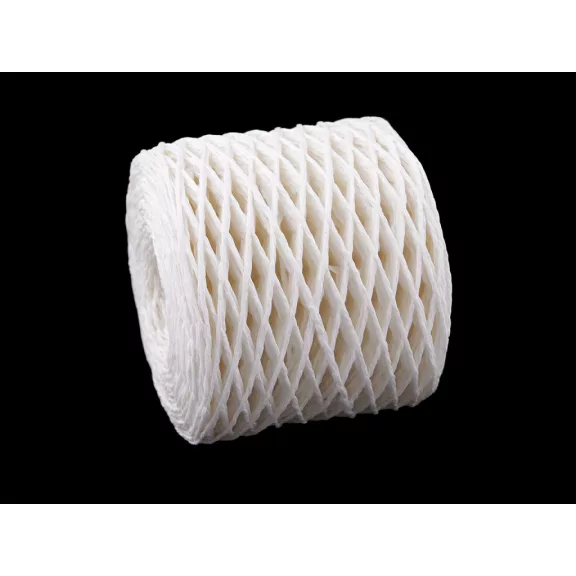 Természetes rafia, táskák fonásához, Ø1,5 mm - 1 fehér (4 db-os csomagolás) Természetes rafia, táskák fonásához, Ø1,5 mm - 1 fehér (4 db-os csomagolás)