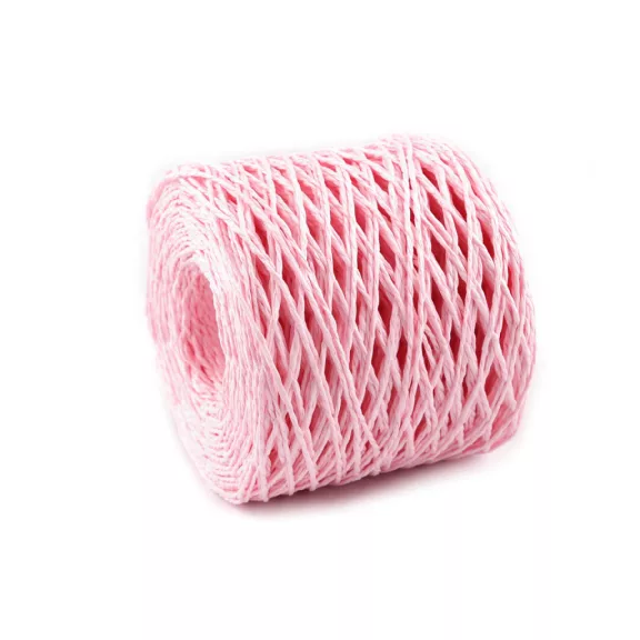 Természetes rafia, táskák fonásához, Ø1,5 mm - 5 rózsaszín világos (1 db-os csomagolás) Természetes rafia, táskák fonásához, Ø1,5 mm - 5 rózsaszín világos (1 db-os csomagolás)